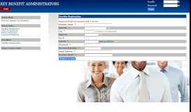 
							         Provider Registration - Key Benefit Administrators								  
							    