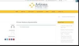 
							         Provider Relations Representative - Arizona Priority Care								  
							    