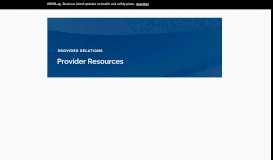 
							         Provider Resources & Current Provider Policies | CorVel								  
							    