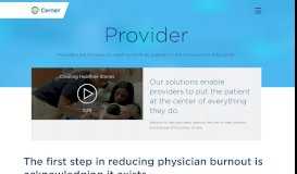 
							         Provider Solutions | Cerner								  
							    