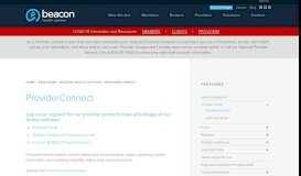 
							         ProviderConnect | Beacon Health Options								  
							    