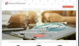 
							         Providers A - Z | Hudson Physicians								  
							    