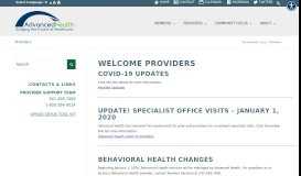 
							         Providers - Advanced Health								  
							    
