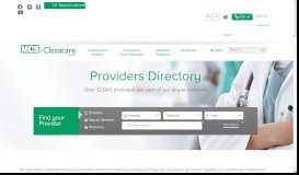 
							         Providers Directory - MCS Classicare								  
							    