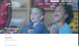
							         Providers | Early Learning Coalition								  
							    