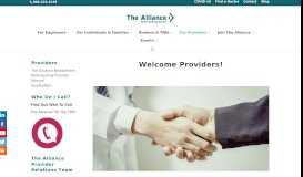 
							         Providers: Expect and Experience a Different Kind of ... - The Alliance								  
							    