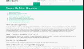 
							         Providers | Frequently Asked Questions - EMI Health								  
							    