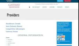 
							         Providers - Gateway Diagnostic Imaging								  
							    