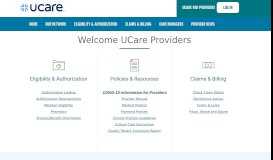 
							         Providers Home - UCare								  
							    