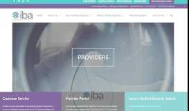 
							         Providers | IBA								  
							    