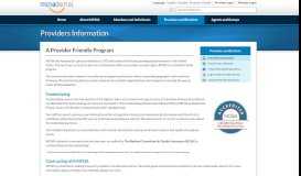 
							         Providers Information - MCNA Dental								  
							    