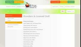 
							         Providers & Licensed Staff | Citrus Health Network								  
							    