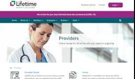 
							         Providers | Lifetime Benefit Solutions								  
							    