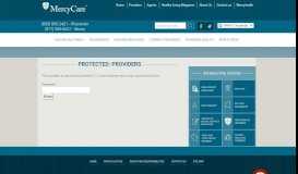 
							         Providers - MercyCare - MercyCare Health Plans								  
							    
