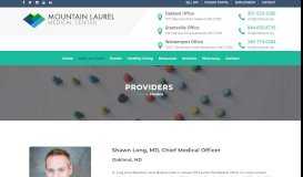 
							         Providers - Mountain Laurel Medical Center in Grantsville Maryland ...								  
							    