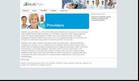 
							         Providers - MultiPlan's AMN, RAN, and HMN Networks								  
							    