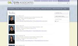 
							         Providers | OB Gyn Associates | Obstetric and Gynecologic Services in ...								  
							    