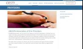 
							         Providers - Ob/Gyn Associates of Erie								  
							    