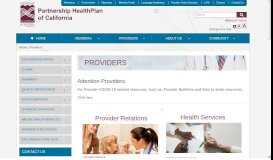 
							         Providers - Partnership HealthPlan of California								  
							    