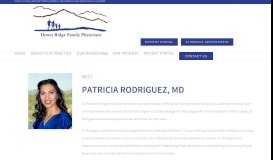 
							         Providers » Patricia Rodriguez Md » Desert Ridge Family Physicians								  
							    