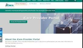 
							         Providers Portal - Independent Care Health Plan								  
							    