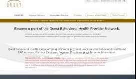 
							         Providers | Quest Behavioral Health and EAP Services								  
							    