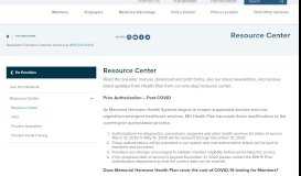 
							         Providers Resource Center - Memorial Hermann Health Plans								  
							    