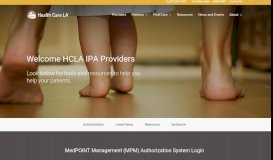 
							         Providers-Secure | Health Care LA								  
							    