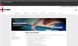 
							         Provides online certification and job notification - NICEIC								  
							    
