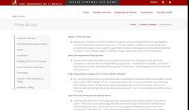 
							         Proxy Access - UA Registrar - The University of Alabama								  
							    