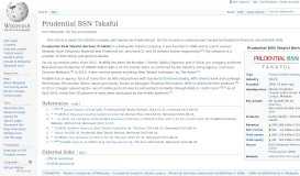 
							         Prudential BSN Takaful - Wikipedia								  
							    