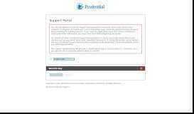 
							         Prudential Remote Support Portal								  
							    