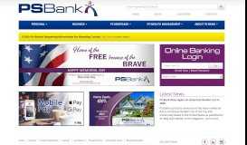 
							         PS Bank - Home								  
							    