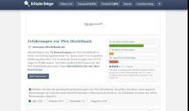 
							         PSA Direktbank Erfahrungen (73 Berichte) - Kritische Anleger								  
							    