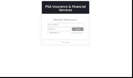 
							         PSA Insurance & Financial Services Client Portal								  
							    