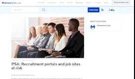 
							         PSA: Recruitment portals and job sites at risk - Malwarebytes Labs ...								  
							    