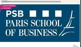 
							         PSB Paris School of Business (ex ESG MS)								  
							    