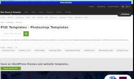 
							         PSD Files & Photoshop Templates from ThemeForest								  
							    