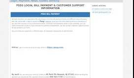 
							         Pseg Login, Bill Payment & Customer Support ... - bogoslovija.org								  
							    