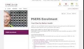 
							         PSERS Enrollment | UPMC for Life - UPMC Health Plan								  
							    