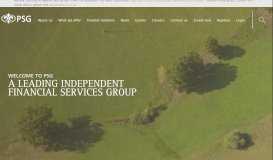 
							         PSG - A leading independent financial services group								  
							    