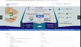 
							         PSG STEP - My Innovation Portal								  
							    