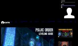 
							         Psijic Order Leveling Guide for Elder Scrolls Online - AlcastHQ								  
							    