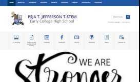 
							         PSJA T. Jefferson ECHS / Homepage								  
							    