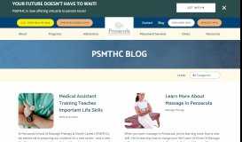 
							         PSMTHC Blog - Pensacola School of Massage Therapy & Health ...								  
							    