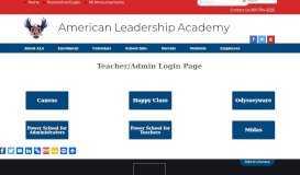 
							         PS/Odysseyware Login | American Leadership Academy								  
							    