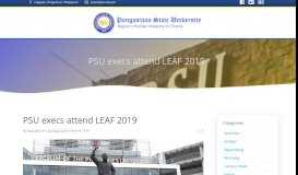 
							         PSU execs attend LEAF 2019 » Pangasinan State University								  
							    