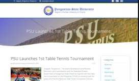 
							         PSU Launches 1st Table Tennis Tournament » Pangasinan State ...								  
							    