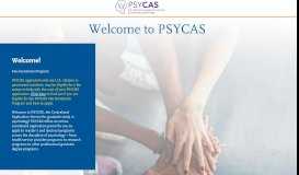
							         PSYCAS | Applicant Login Page								  
							    