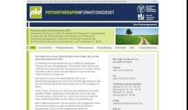 
							         Psychotherapie-Informationsdienst: Hilfe und Beratung bei der ...								  
							    